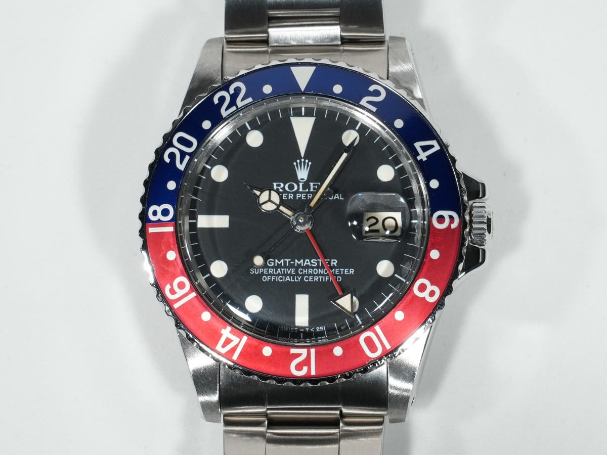 ロレックス GMTマスター Ref.16750 SS ブラック文字盤 中古 ysn9drtt