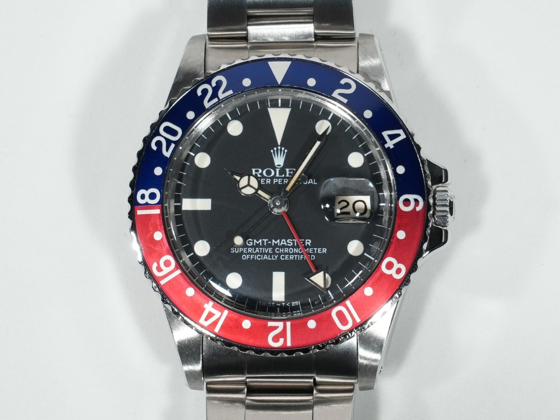 ロレックス GMTマスター Ref.16750 SS ブラック文字盤 中古 ysn9drtt