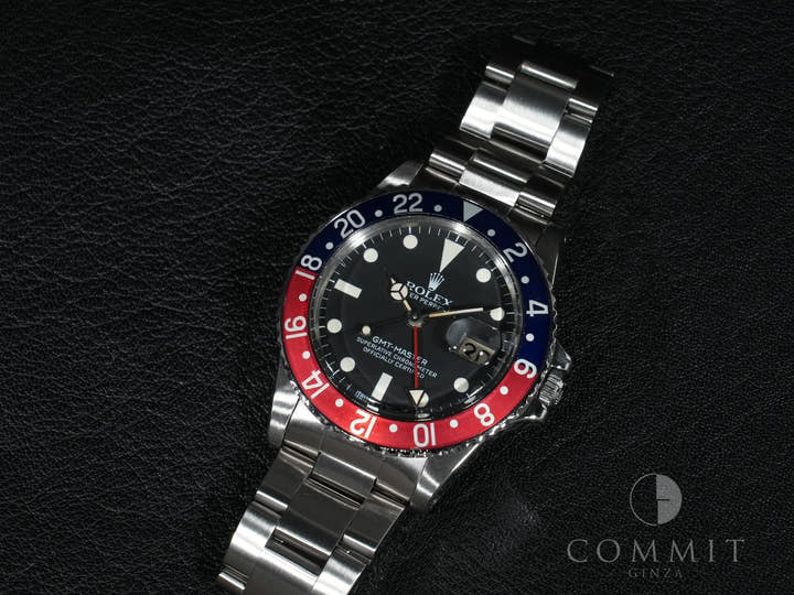 ロレックス GMTマスター Ref.16750 ステンレススチール ブラック文字盤 オイスターブレスレット