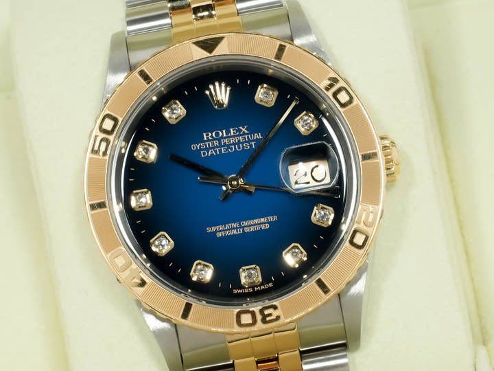 ロレックス デイトジャスト サンダーバード Ref.16263G ステンレススチール/イエローゴールド ブルーグラデーション文字盤 ジュビリーブレスレット