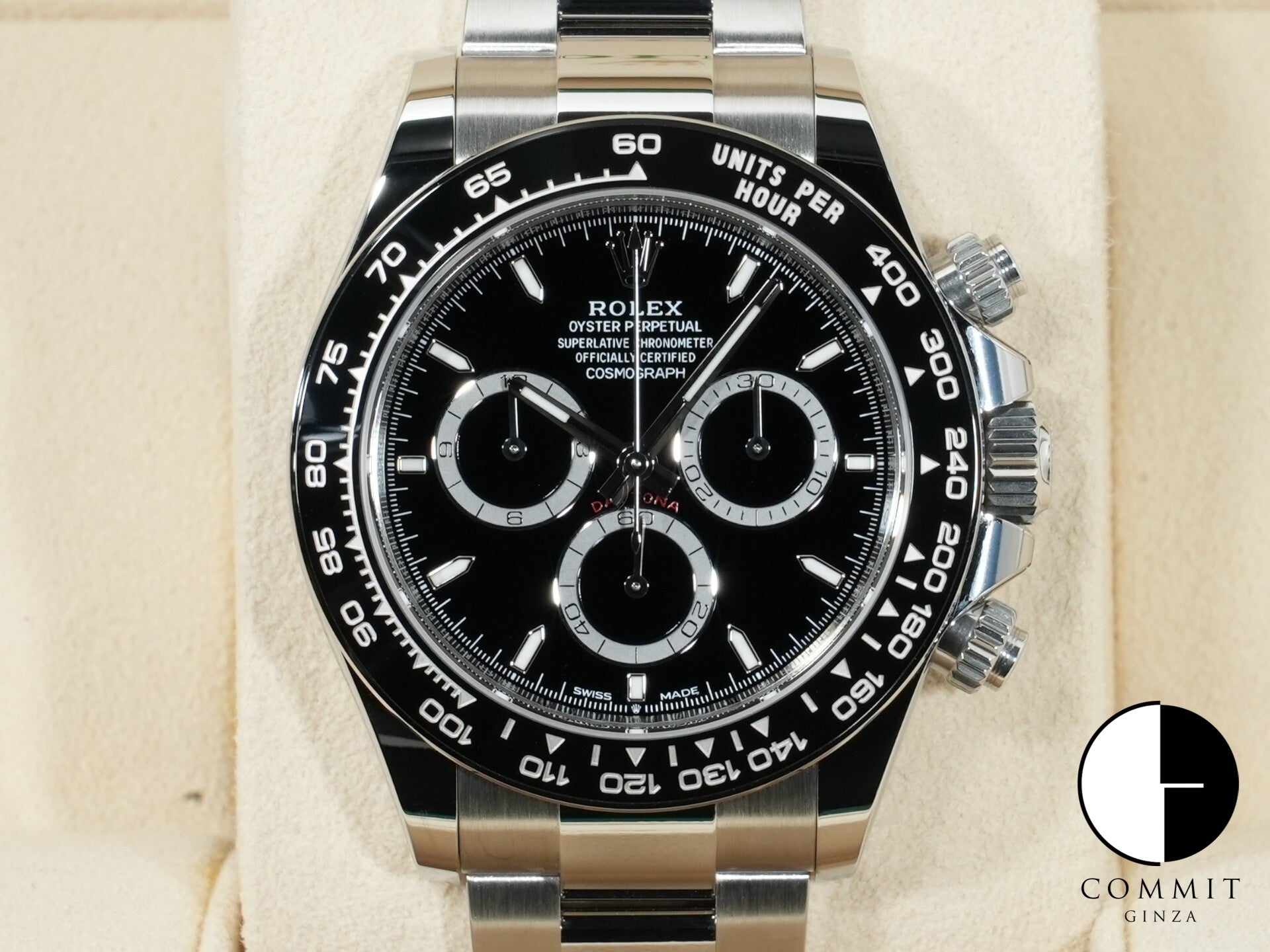 ロレックス デイトナ Ref.126500LN ステンレススチール ブラック文字盤
