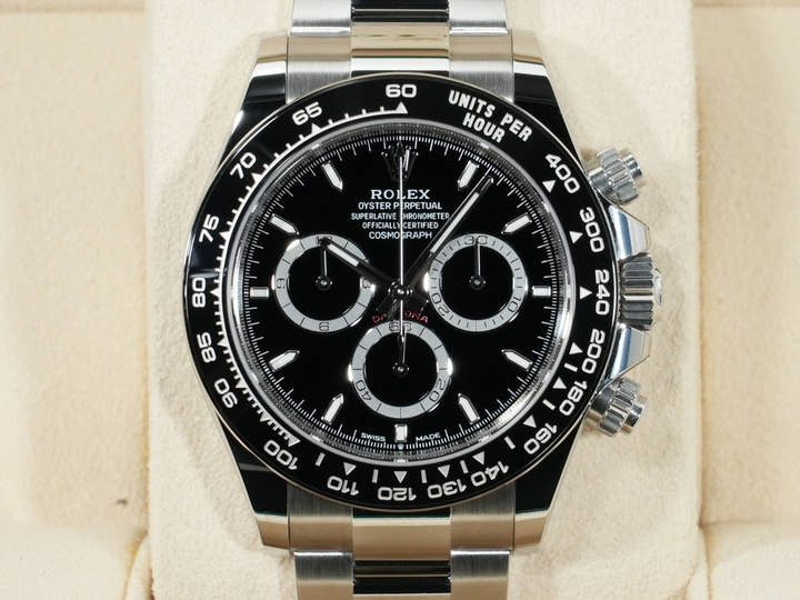 ロレックス デイトナ Ref.126500LN ステンレススチール ブラック文字盤