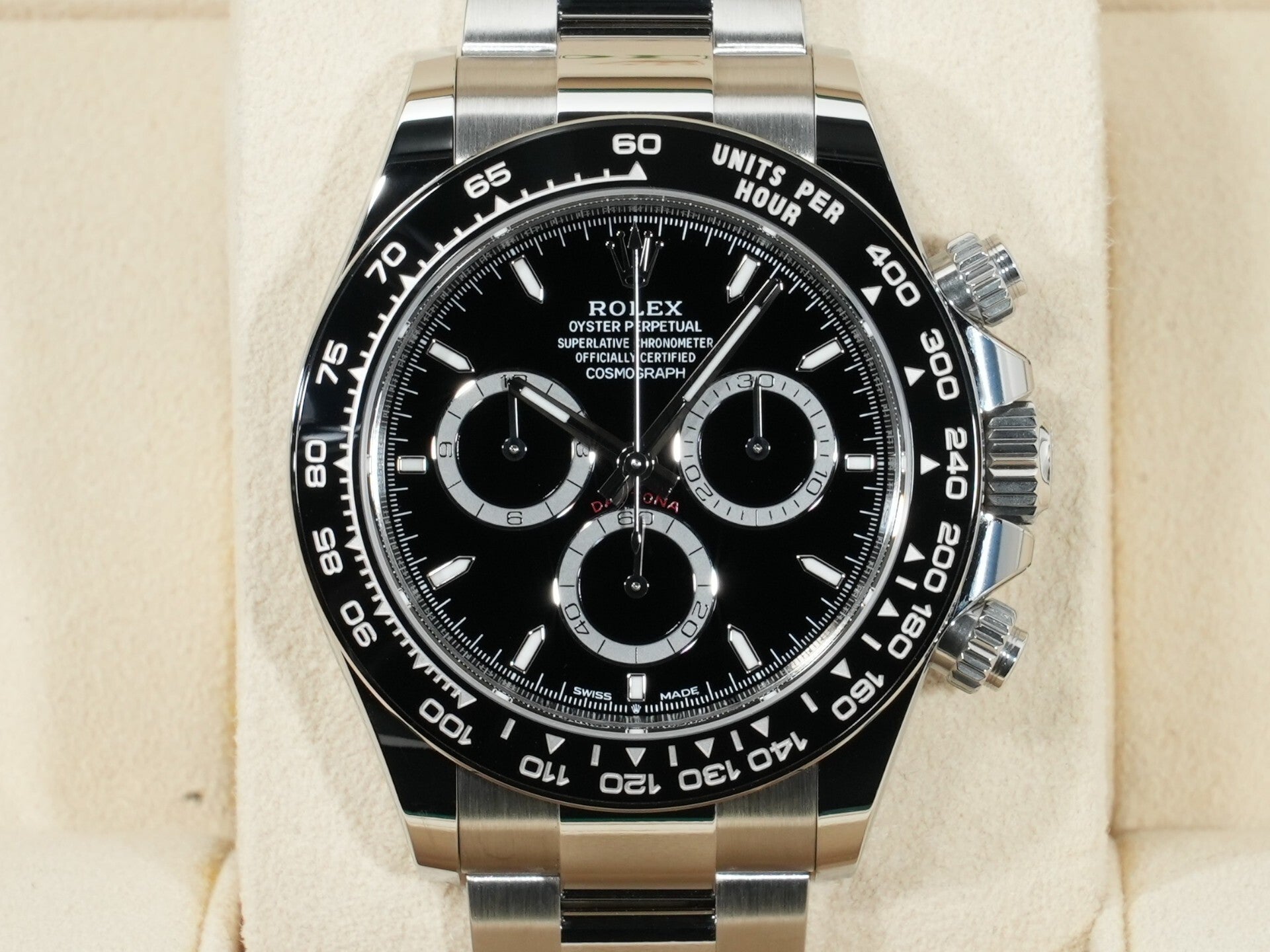 ロレックス デイトナ Ref.126500LN ステンレススチール ブラック文字盤