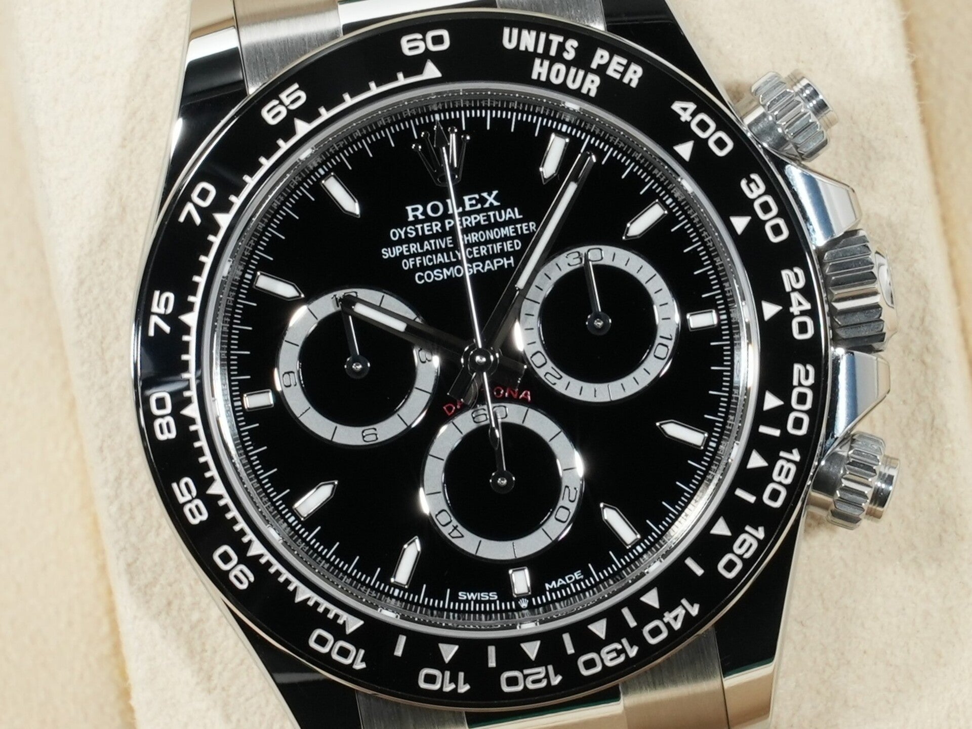ロレックス デイトナ Ref.126500LN ステンレススチール ブラック文字盤