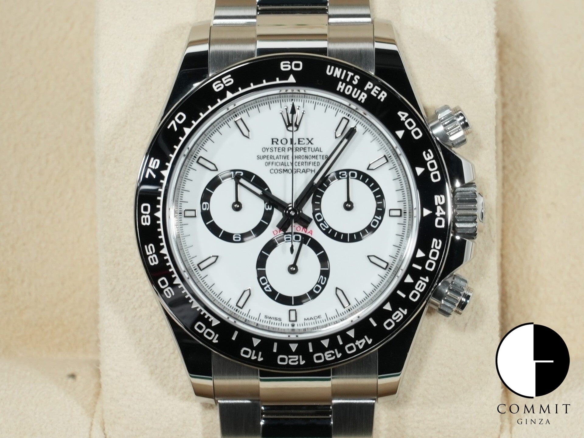 ロレックス デイトナ Ref.126500LN SS ホワイト文字盤 未使用 w2qj35sn
