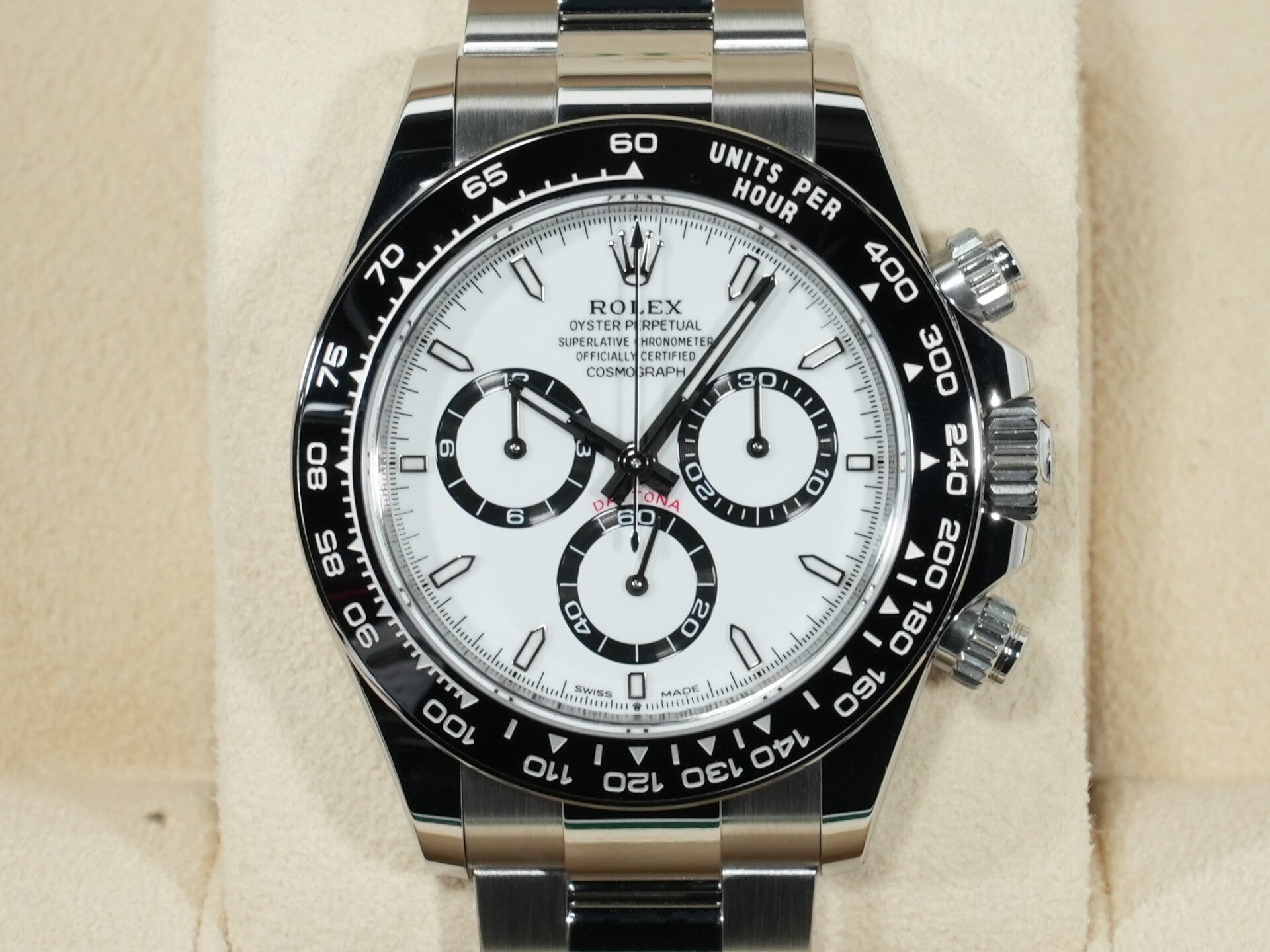 ロレックス デイトナ Ref.126500LN SS ホワイト文字盤 未使用 w2qj35sn