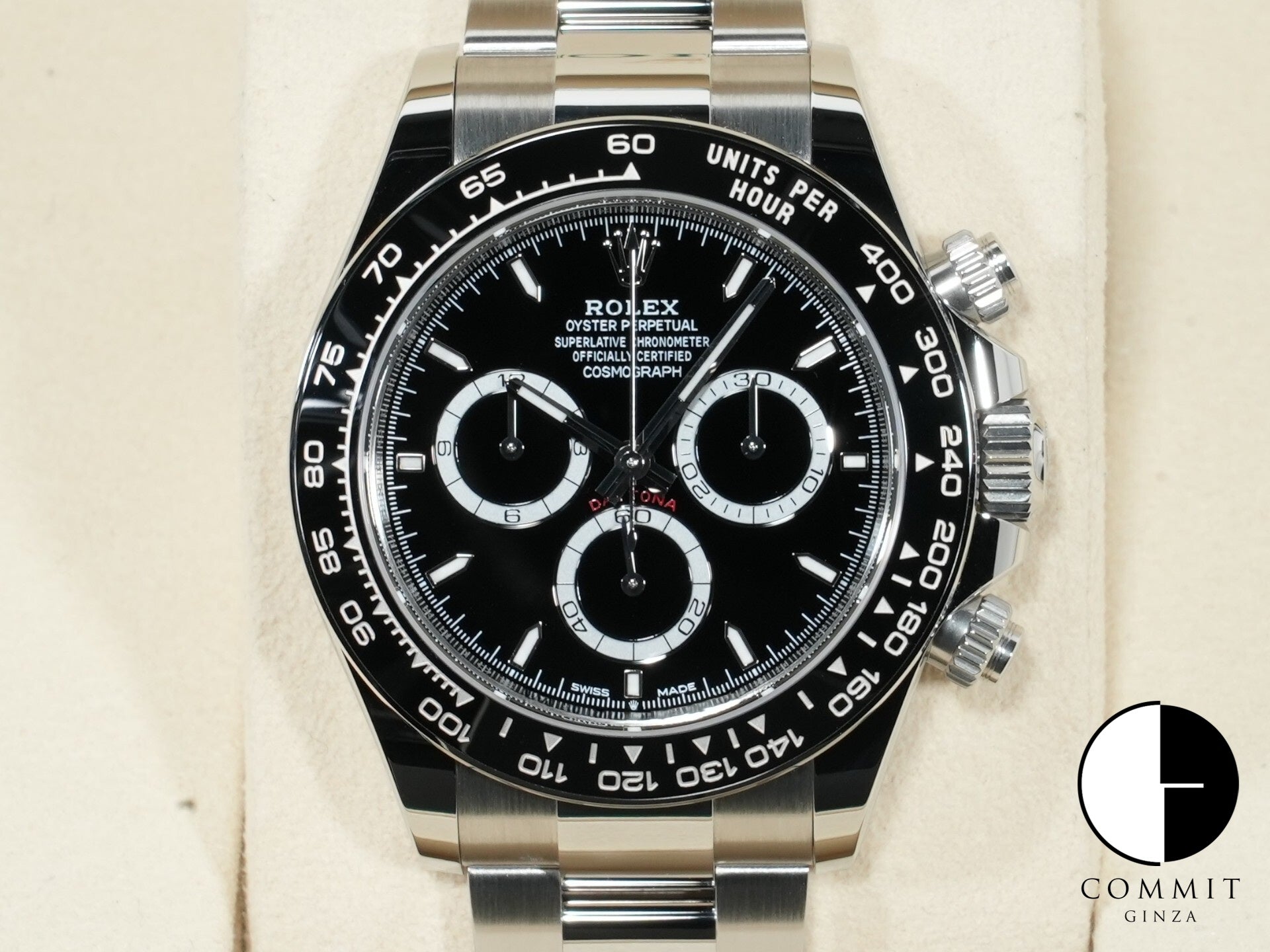 ロレックス デイトナ Ref.126500LN SS ブラック文字盤 未使用 2wqvd7jc