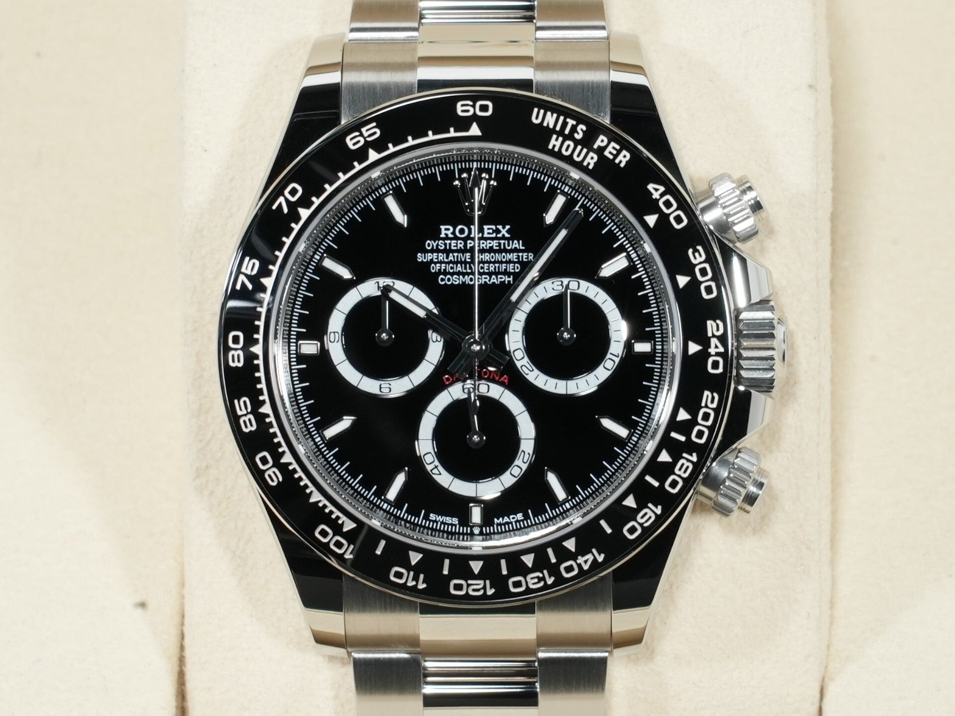 ロレックス デイトナ Ref.126500LN SS ブラック文字盤 未使用 2wqvd7jc