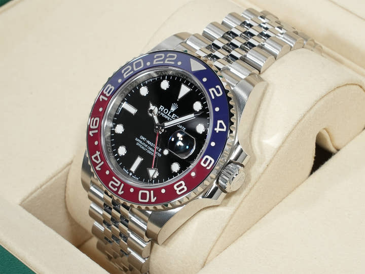 ロレックス GMTマスターII Ref.126710BLRO ステンレススチール ブラック文字盤 ジュビリーブレスレット