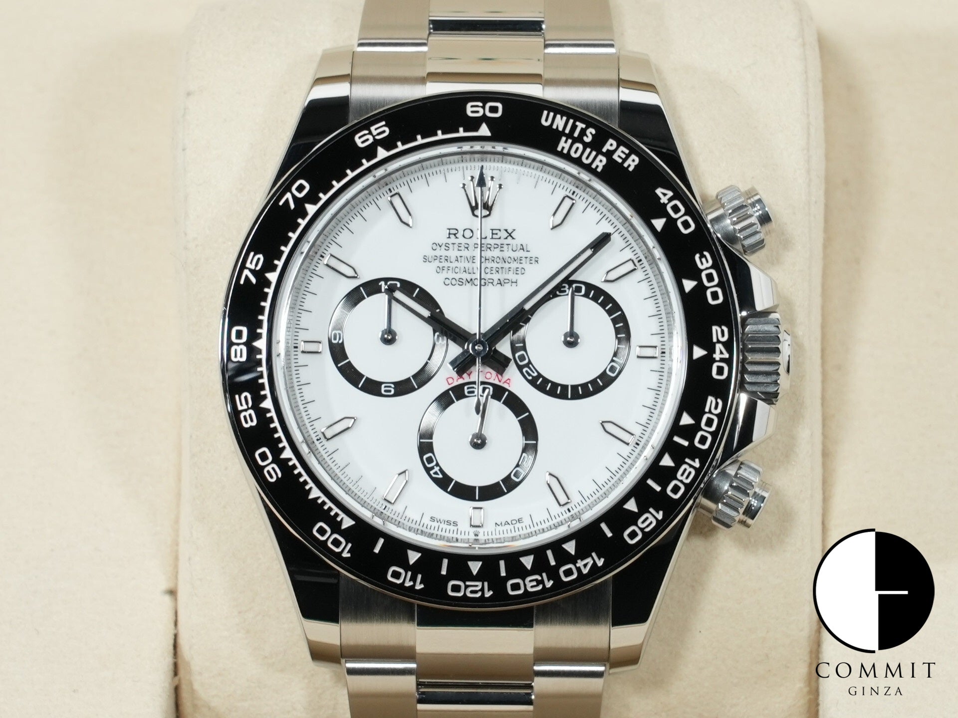 ロレックス デイトナ Ref.126500LN ステンレススチール ホワイト文字盤