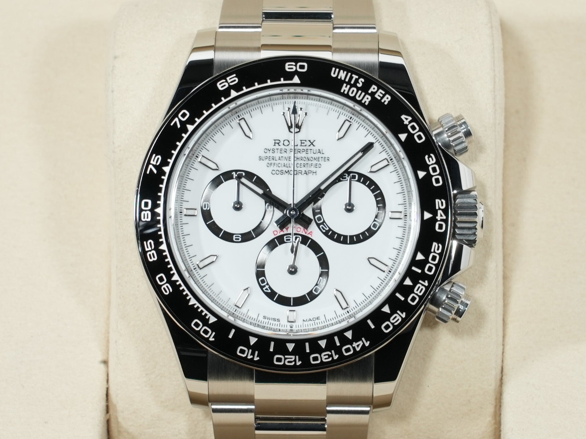ロレックス デイトナ Ref.126500LN ステンレススチール ホワイト文字盤