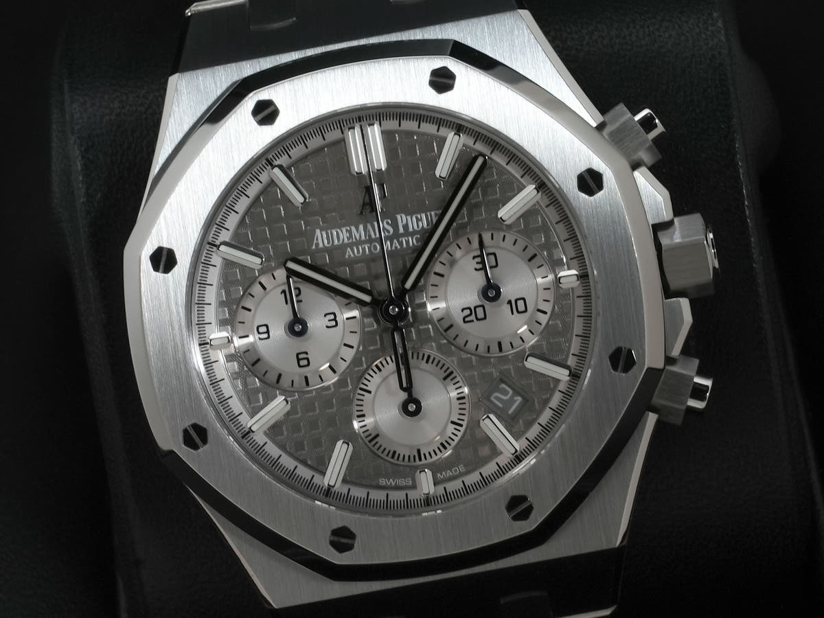 Audemars Piguet Royal Oak Chronograph Ref.26315ST.OO.1256ST.02 SS Grey Dial Good Condition oa2s5h9b