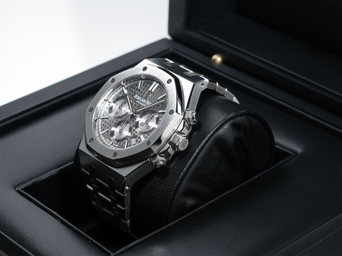 Audemars Piguet Royal Oak Chronograph Ref.26315ST.OO.1256ST.02 SS Grey Dial Good Condition oa2s5h9b