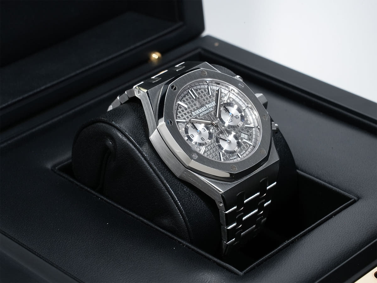 Audemars Piguet Royal Oak Chronograph Ref.26315ST.OO.1256ST.02 SS Grey Dial Good Condition oa2s5h9b