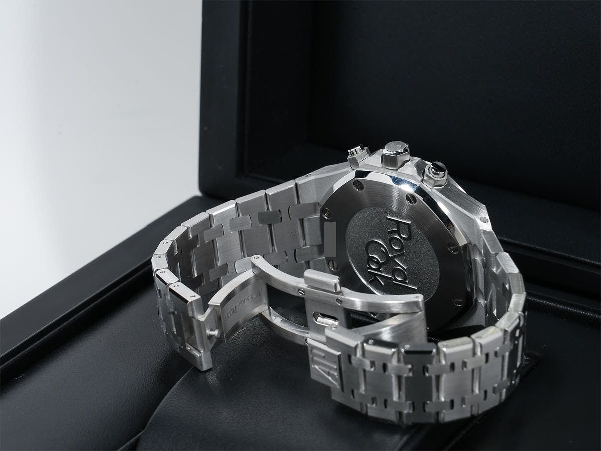 Audemars Piguet Royal Oak Chronograph Ref.26315ST.OO.1256ST.02 SS Grey Dial Good Condition oa2s5h9b