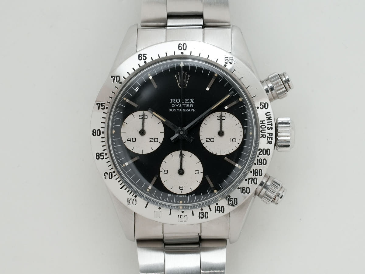 ロレックス デイトナ Ref.6265 SS ブラック文字盤 中古 4byuqkhq