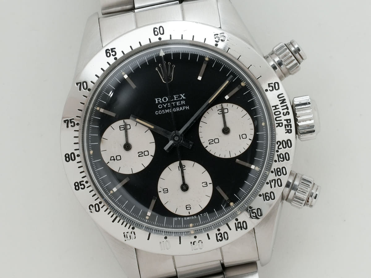 ロレックス デイトナ Ref.6265 SS ブラック文字盤 中古 4byuqkhq
