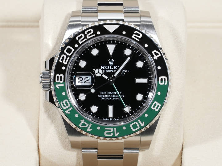 ロレックス GMTマスターII Ref.126720VTNR ステンレススチール ブラック文字盤 オイスターブレスレット