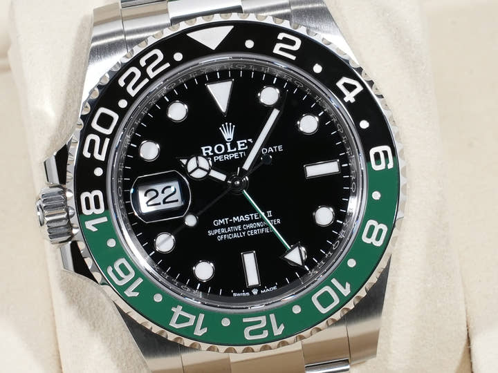ロレックス GMTマスターII Ref.126720VTNR ステンレススチール ブラック文字盤 オイスターブレスレット