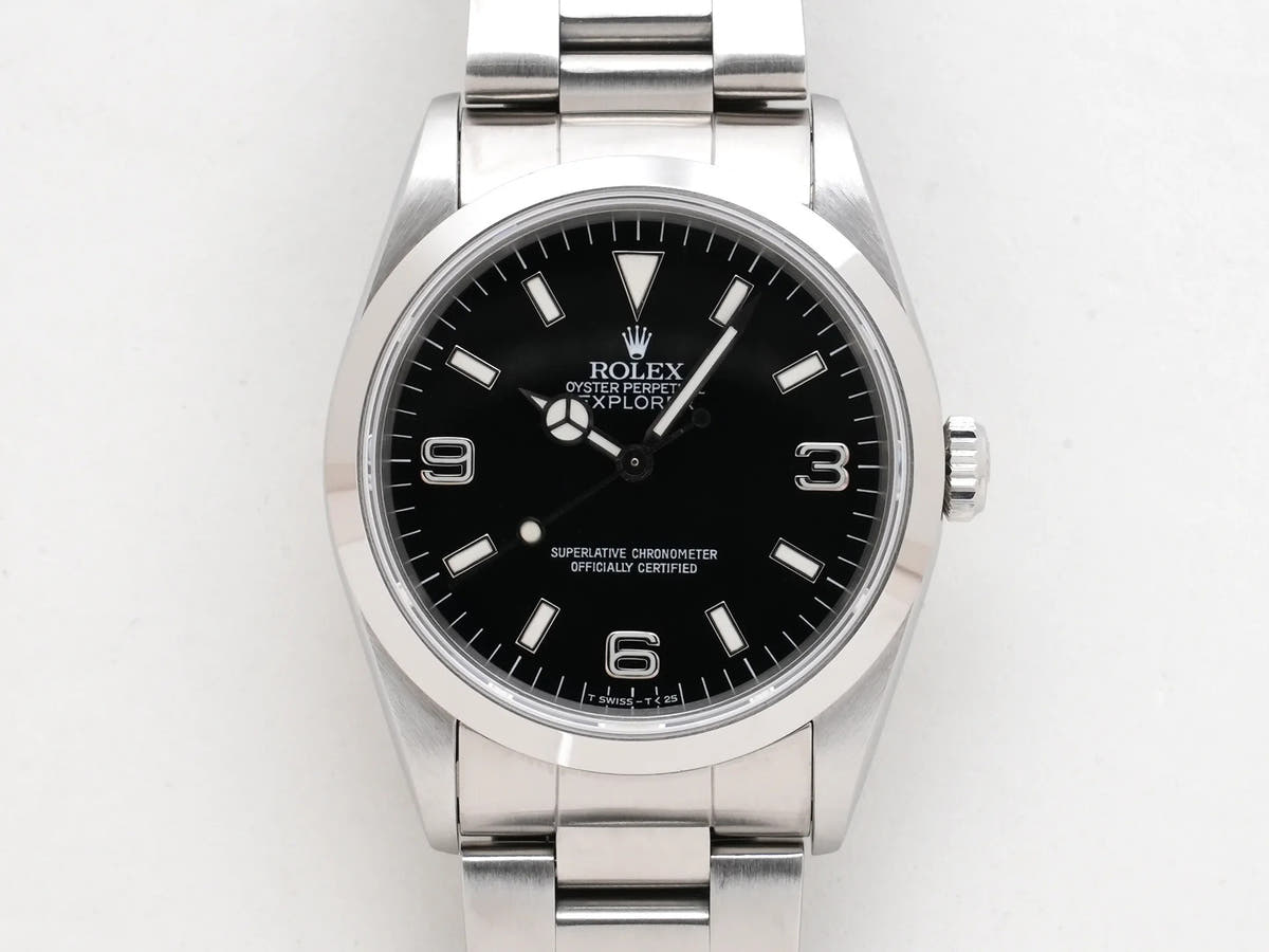 ロレックス エクスプローラーⅠ Ref.14270 SS ブラック文字盤 中古 tyizumt6