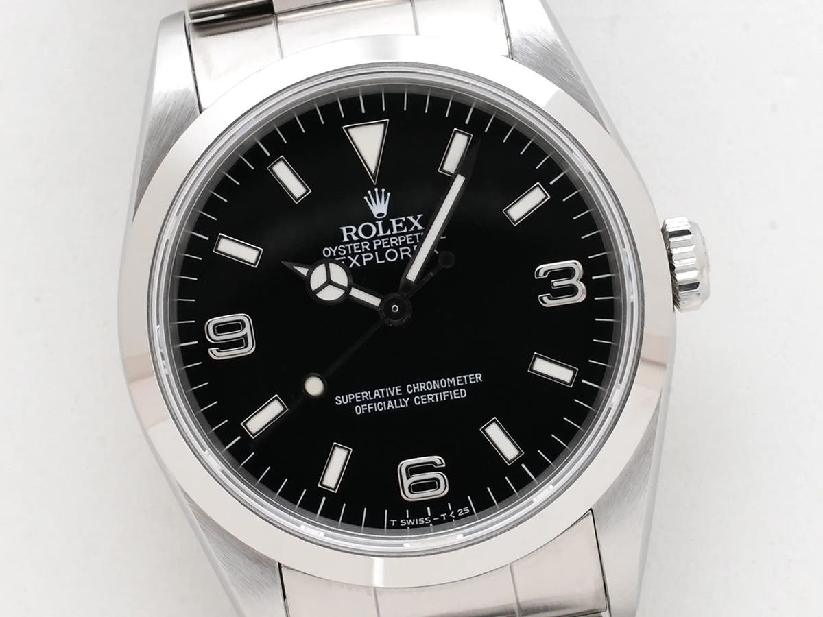 ロレックス エクスプローラーⅠ Ref.14270 SS ブラック文字盤 中古 tyizumt6