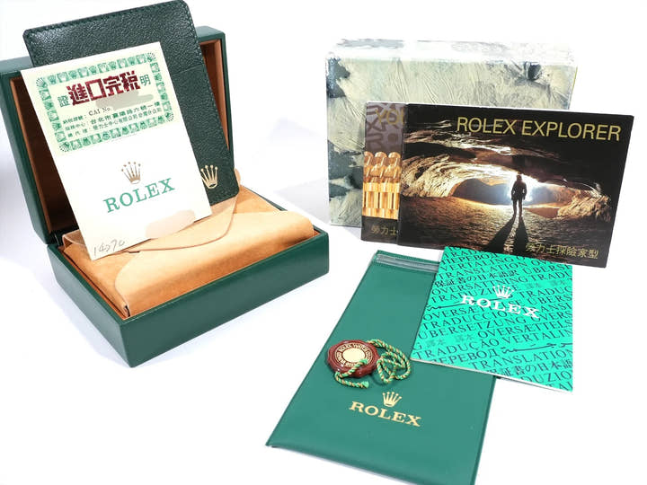 ロレックス エクスプローラーI Ref.14270 ステンレススチール ブラック文字盤