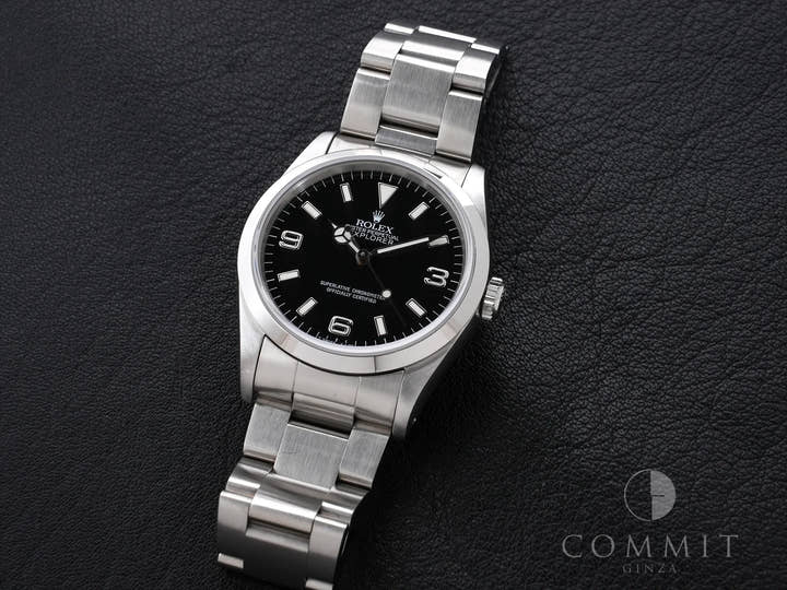 ロレックス エクスプローラーI Ref.14270 ステンレススチール ブラック文字盤