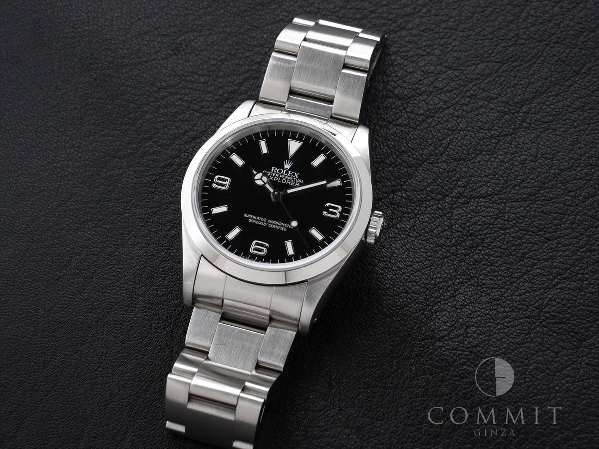 ロレックス エクスプローラーⅠ Ref.14270 SS ブラック文字盤 中古 tyizumt6