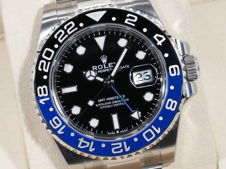 ロレックス GMTマスターII Ref.126710BLNR ステンレススチール ブラック文字盤 オイスターブレスレット