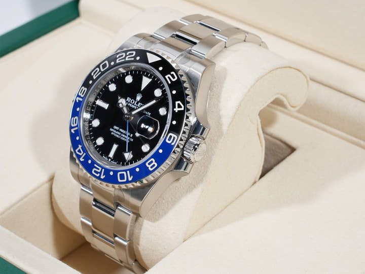 ロレックス GMTマスターII Ref.126710BLNR ステンレススチール ブラック文字盤 オイスターブレスレット