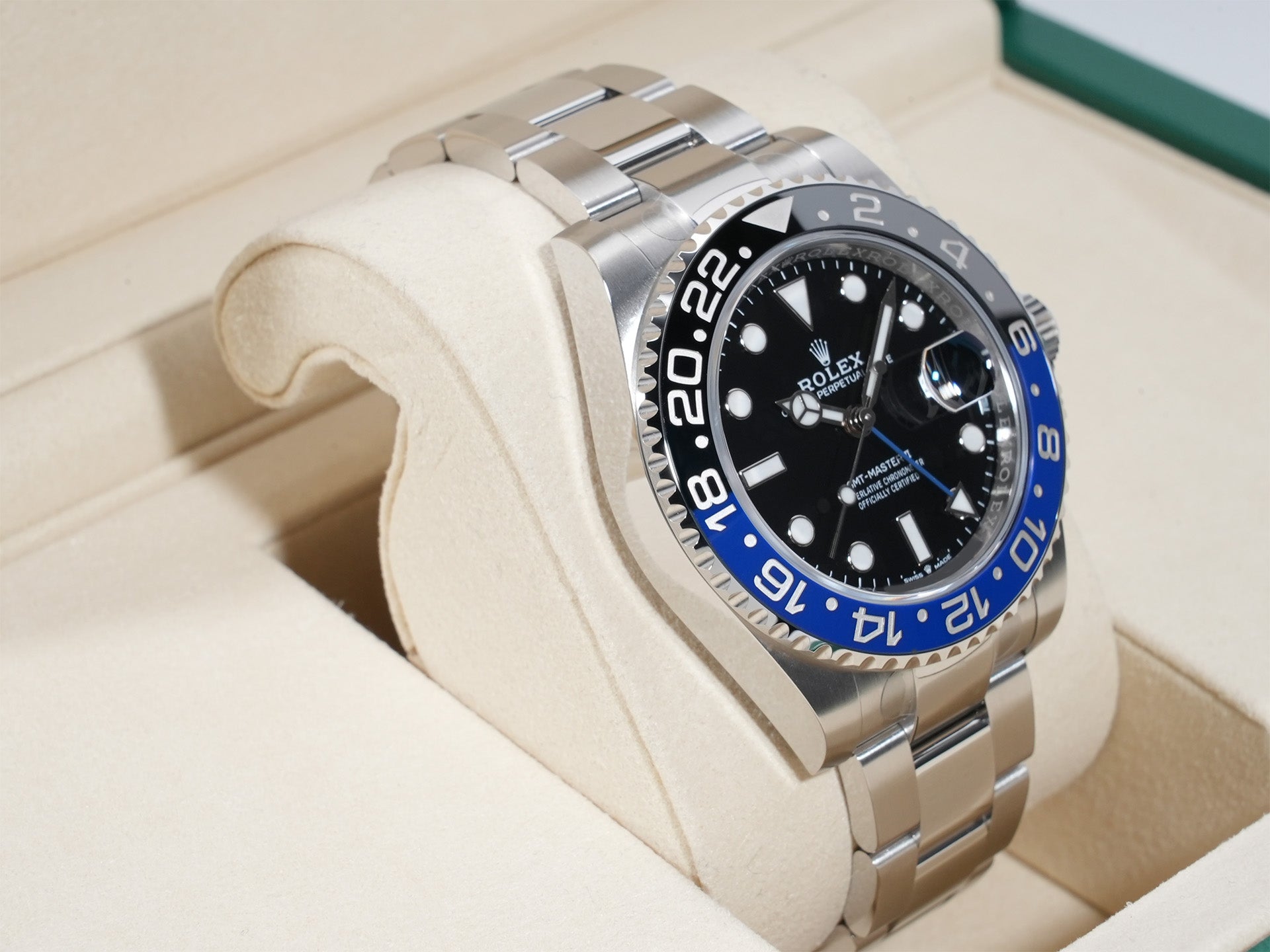 ロレックス GMTマスターII Ref.126710BLNR ステンレススチール ブラック文字盤 オイスターブレスレット