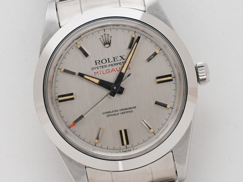 ロレックス ミルガウス Ref.1019 SS シルバー文字盤 中古 mdgnoxii