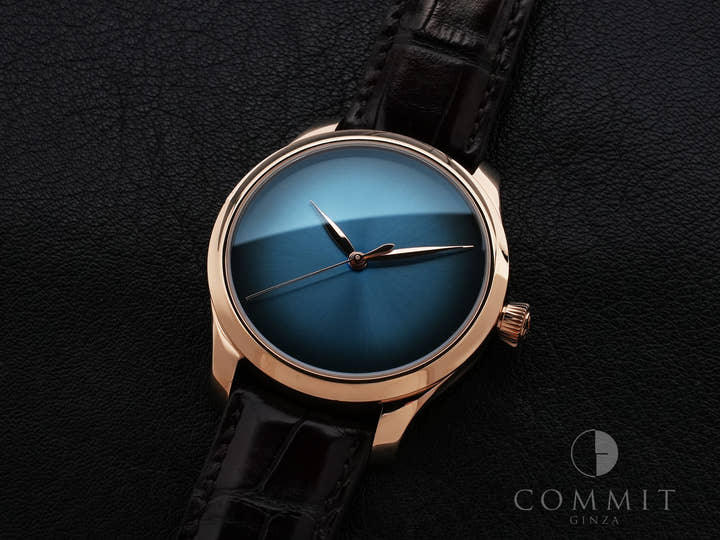 H.モーザー エンデバー センターセコンド オートマティック コンセプト Ref.1200-0409 18K RED GOLD ファンキーブルー文字盤 中古 vwrz9xa2
