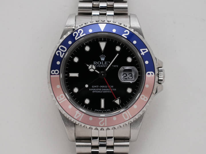 ロレックス GMTマスター Ref.16700 ステンレススチール ブラック文字盤 ジュビリーブレスレット