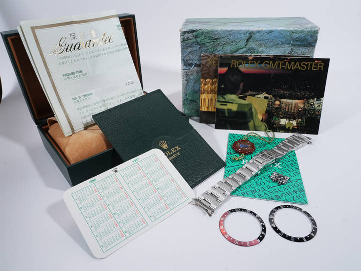 ロレックス GMTマスター Ref.16700 ステンレススチール ブラック文字盤 ジュビリーブレスレット