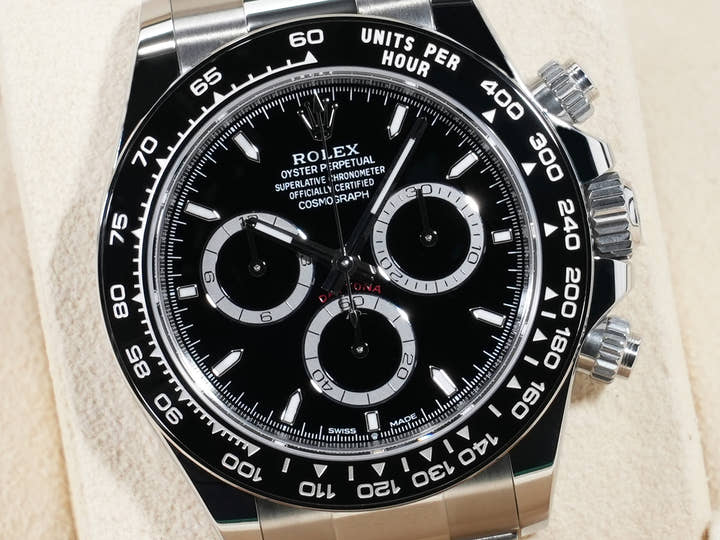 ロレックス デイトナ Ref.126500LN ステンレススチール ブラック文字盤