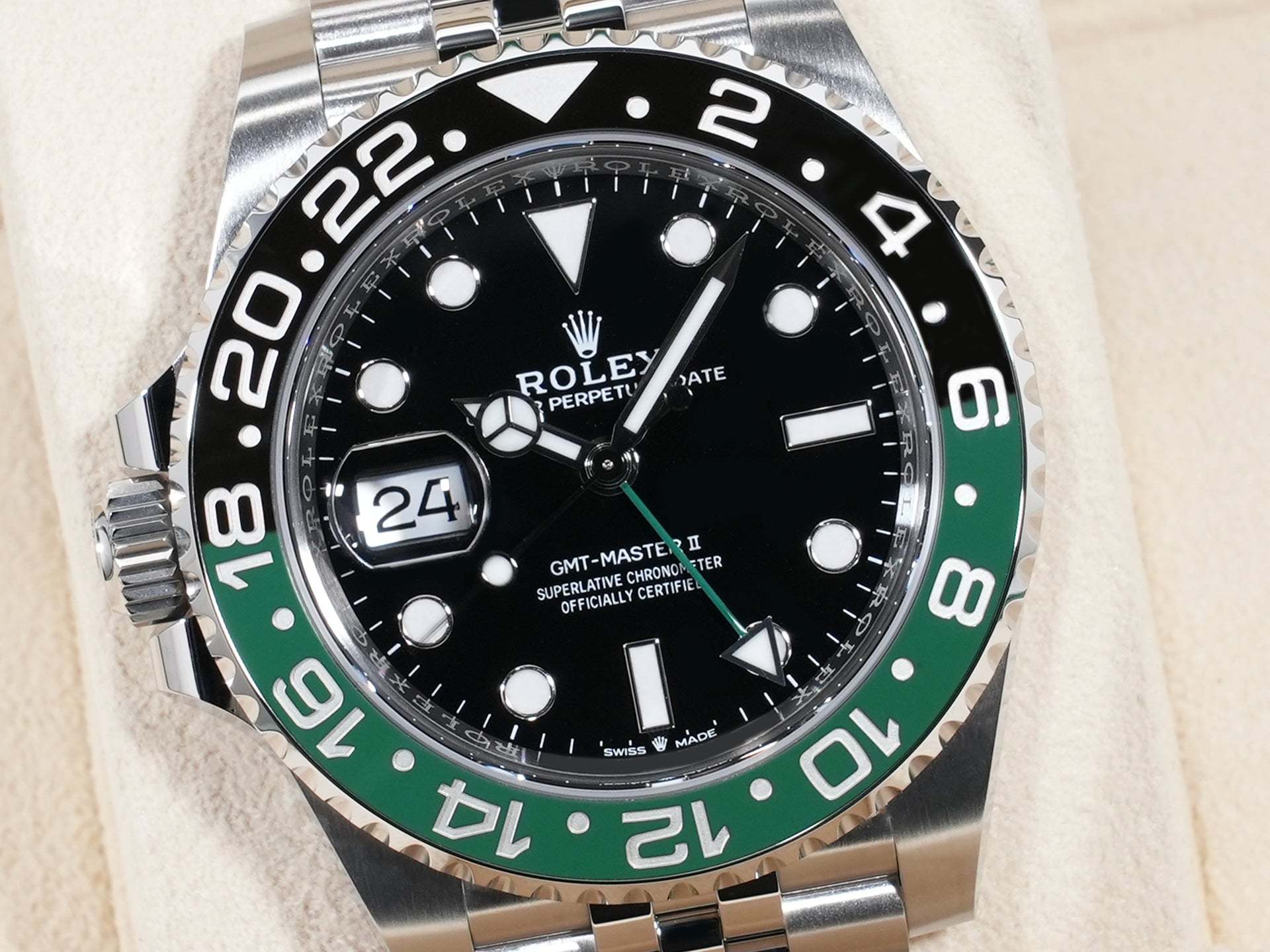 ロレックス GMTマスターII Ref.126720VTNR ステンレススチール ブラック文字盤 ジュビリーブレスレット