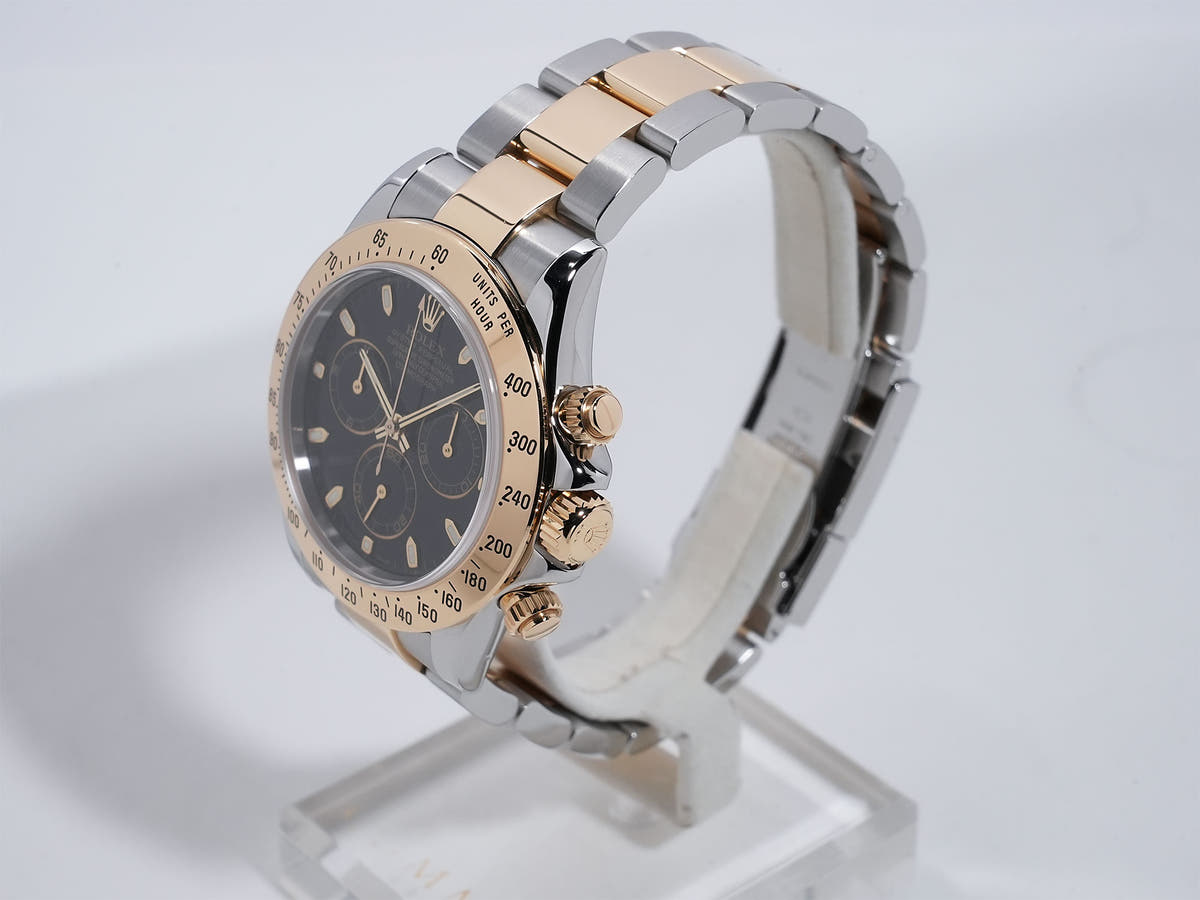 Rolex Daytona Ref.116523 SS/YG Black Dial Good Condition qf8tf6bo