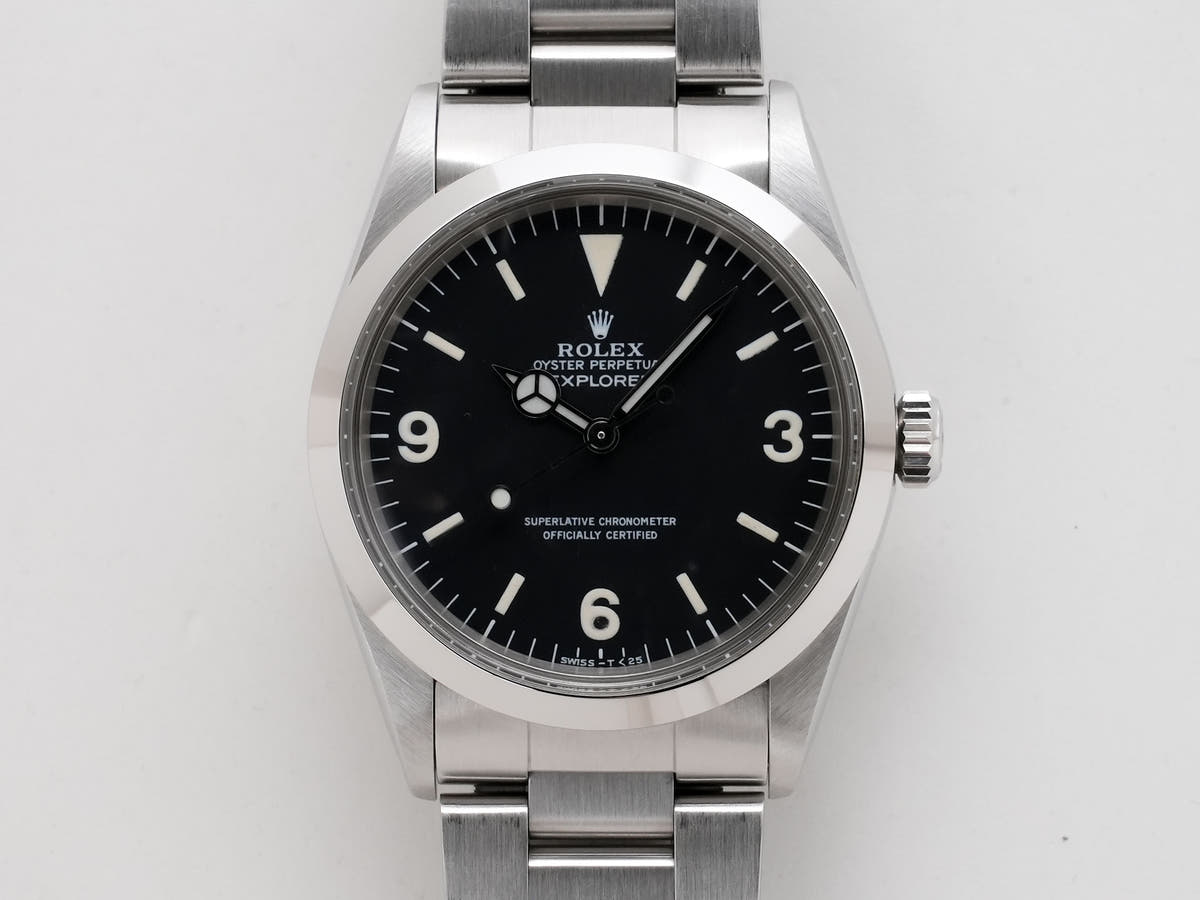 ロレックス エクスプローラーI Ref.1016 SS ブラック文字盤 中古 6sp653be