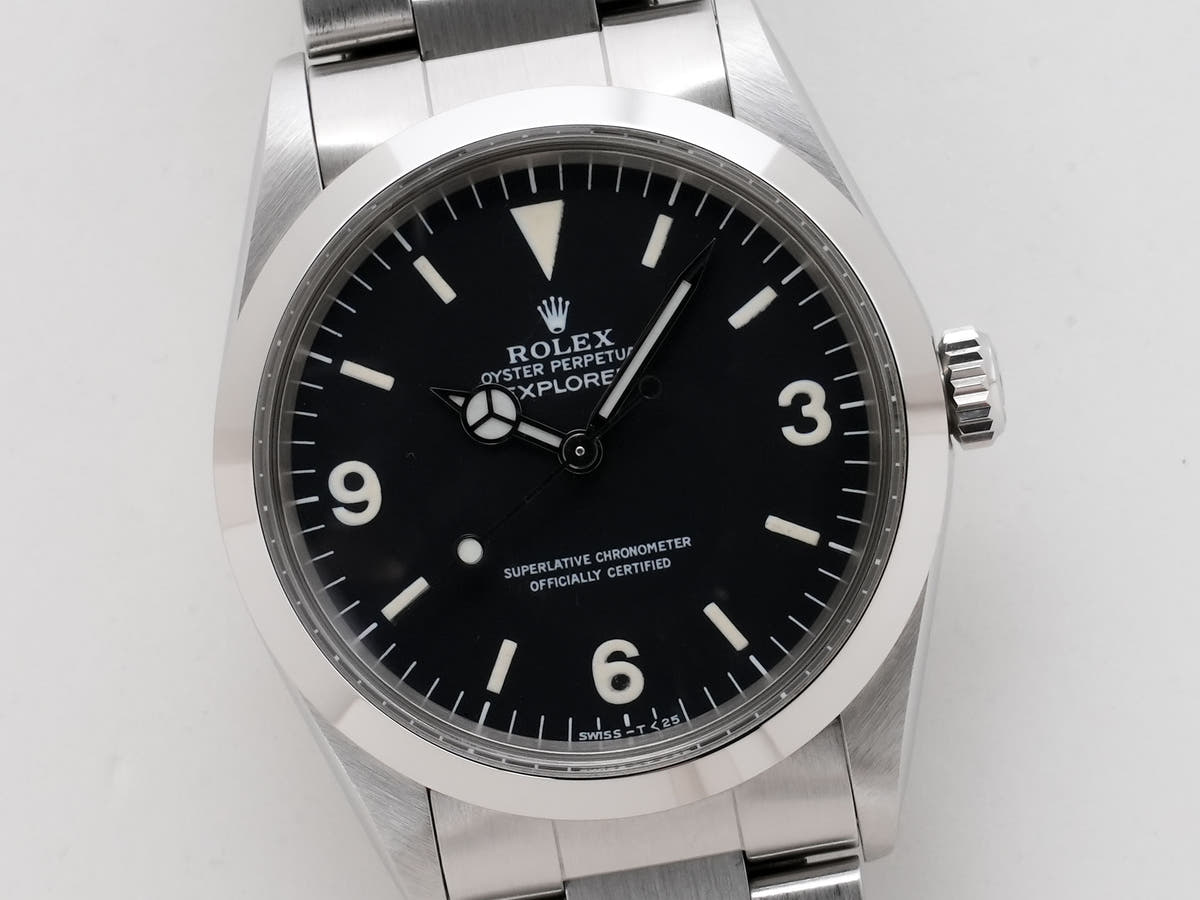 ロレックス エクスプローラーI Ref.1016 SS ブラック文字盤 中古 6sp653be
