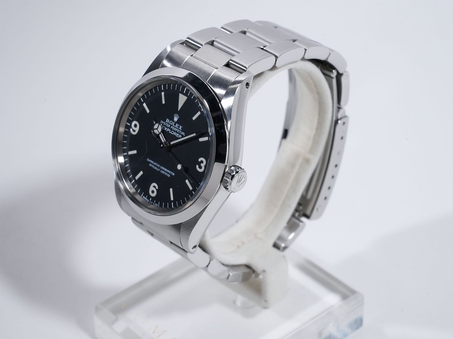 ロレックス エクスプローラーI Ref.1016 SS ブラック文字盤 中古 6sp653be