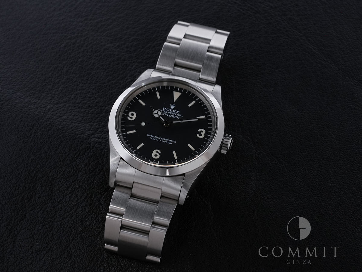 ロレックス エクスプローラーI Ref.1016 SS ブラック文字盤 中古 6sp653be