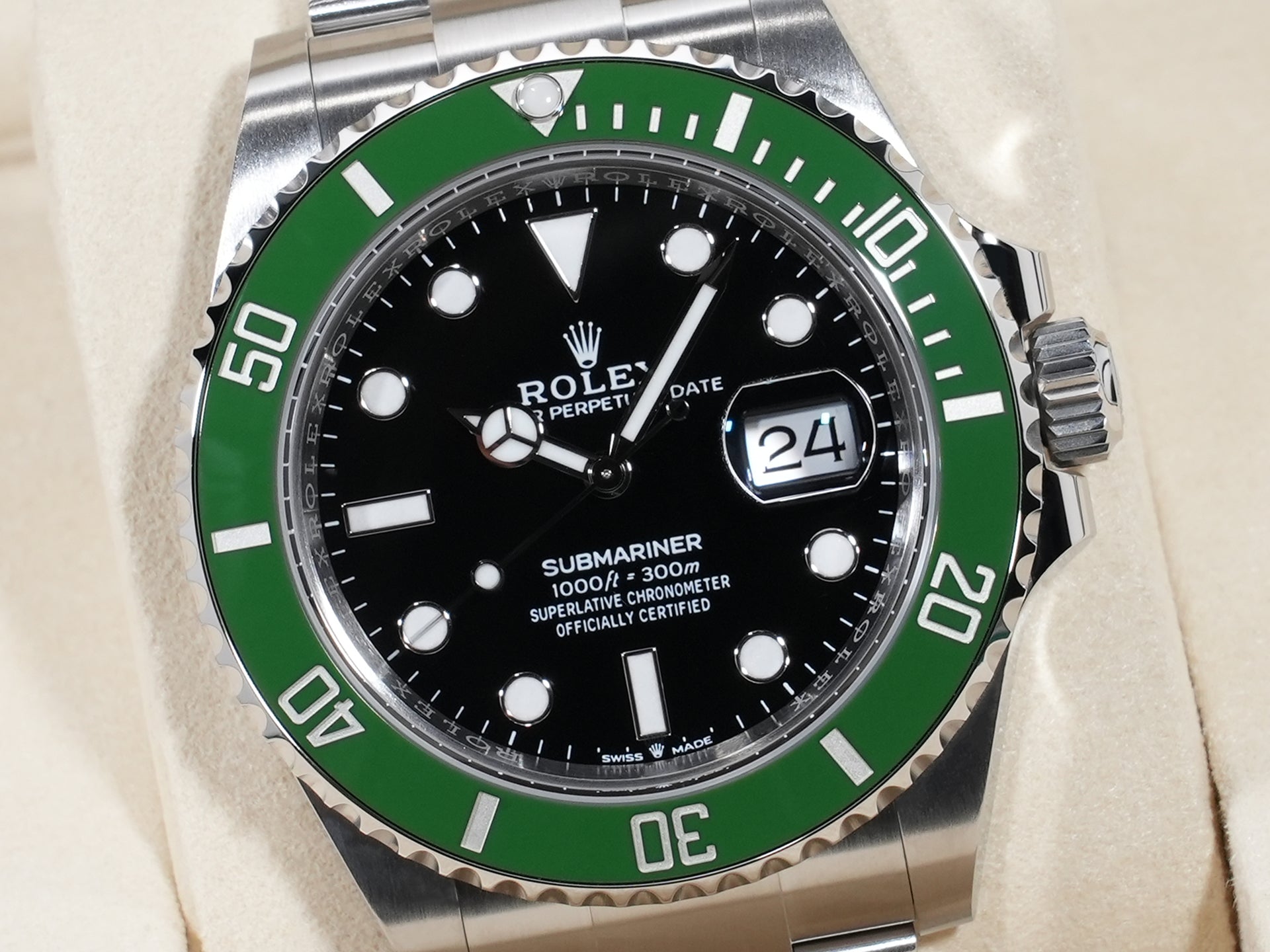 ロレックス サブマリーナー デイト Ref.126610LV ステンレススチール ブラック文字盤