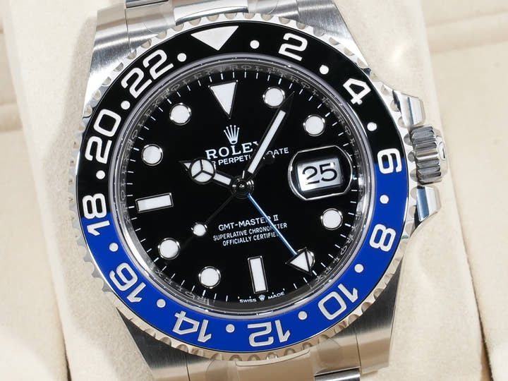 ロレックス GMTマスターII Ref.126710BLNR ステンレススチール ブラック文字盤 オイスターブレスレット