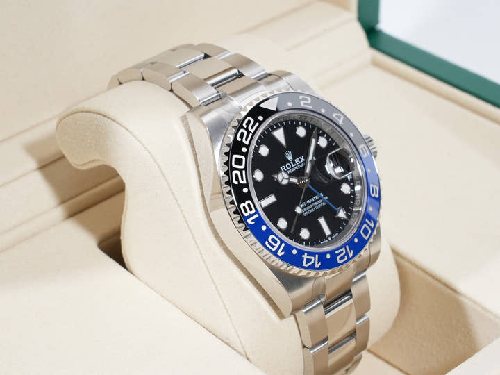 ロレックス GMTマスターII Ref.126710BLNR ステンレススチール ブラック文字盤 オイスターブレスレット