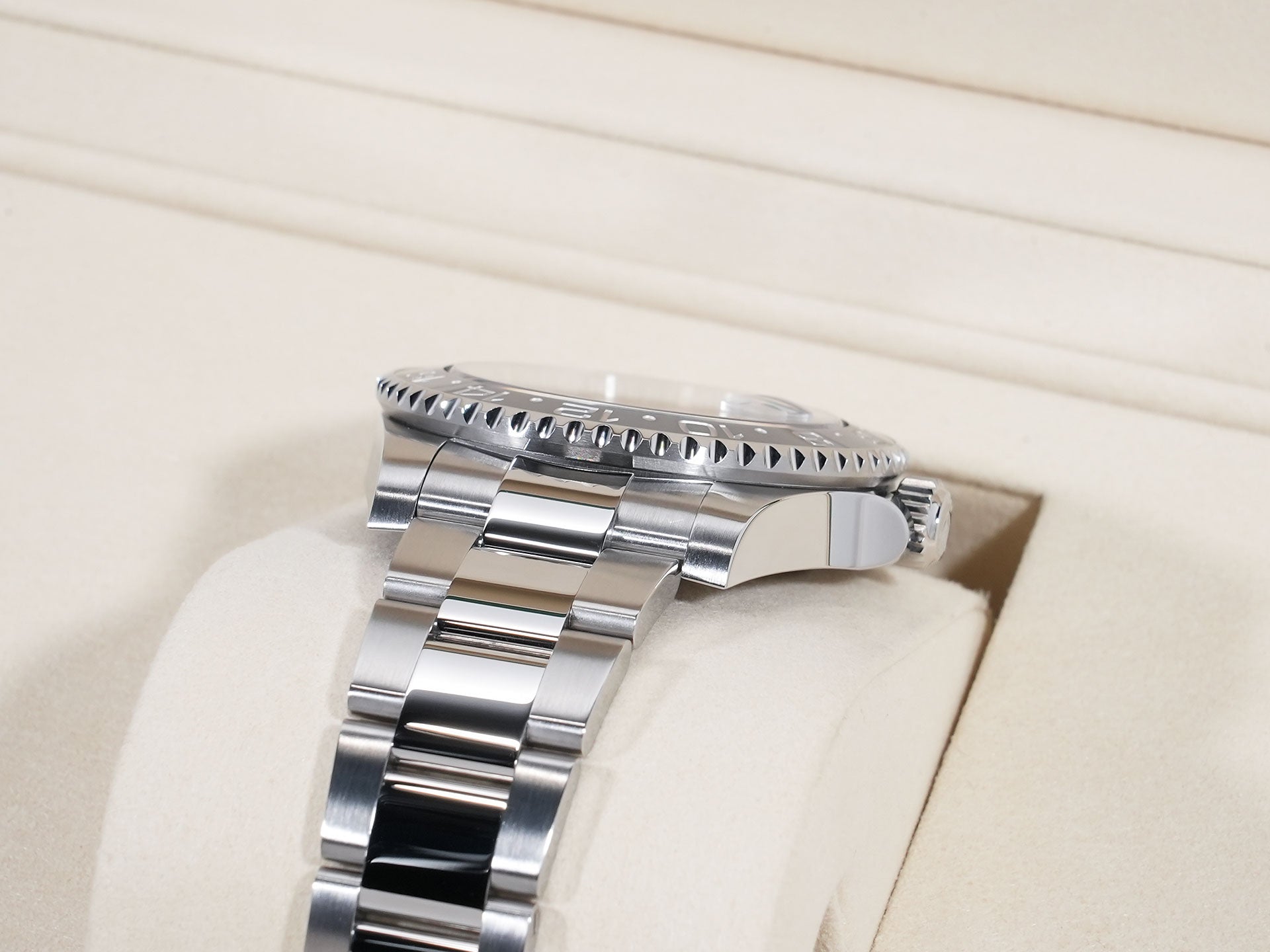 ロレックス GMTマスターII Ref.126710GRNR ステンレススチール ブラック文字盤 オイスターブレスレット