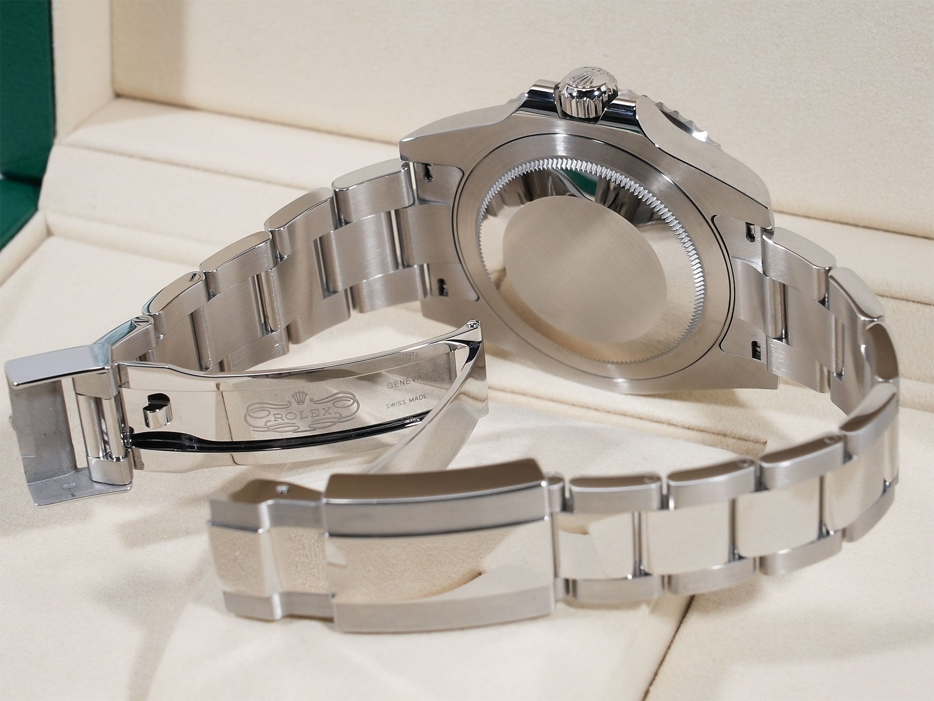 ロレックス GMTマスターII Ref.126710GRNR ステンレススチール ブラック文字盤 オイスターブレスレット