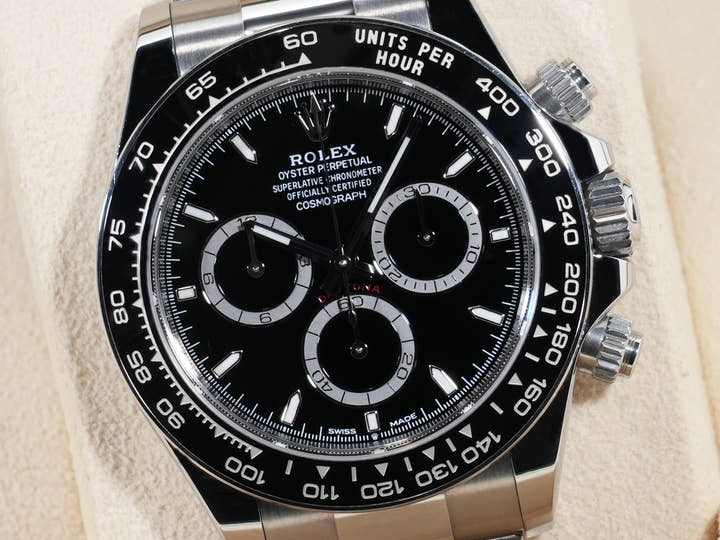 ロレックス デイトナ Ref.126500LN ステンレススチール ブラック文字盤