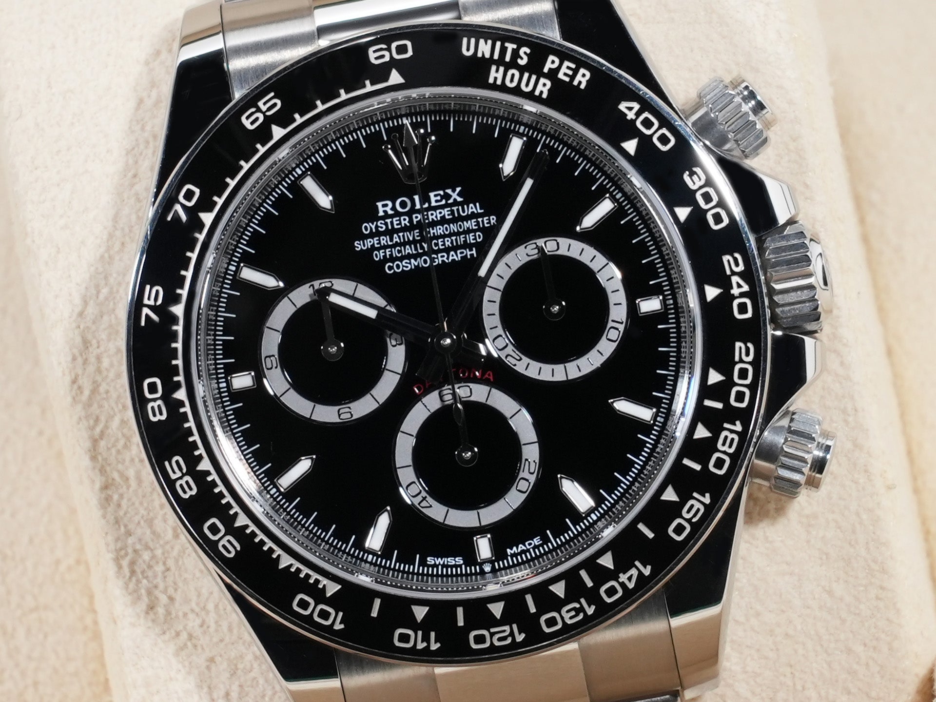 ロレックス デイトナ Ref.126500LN ステンレススチール ブラック文字盤