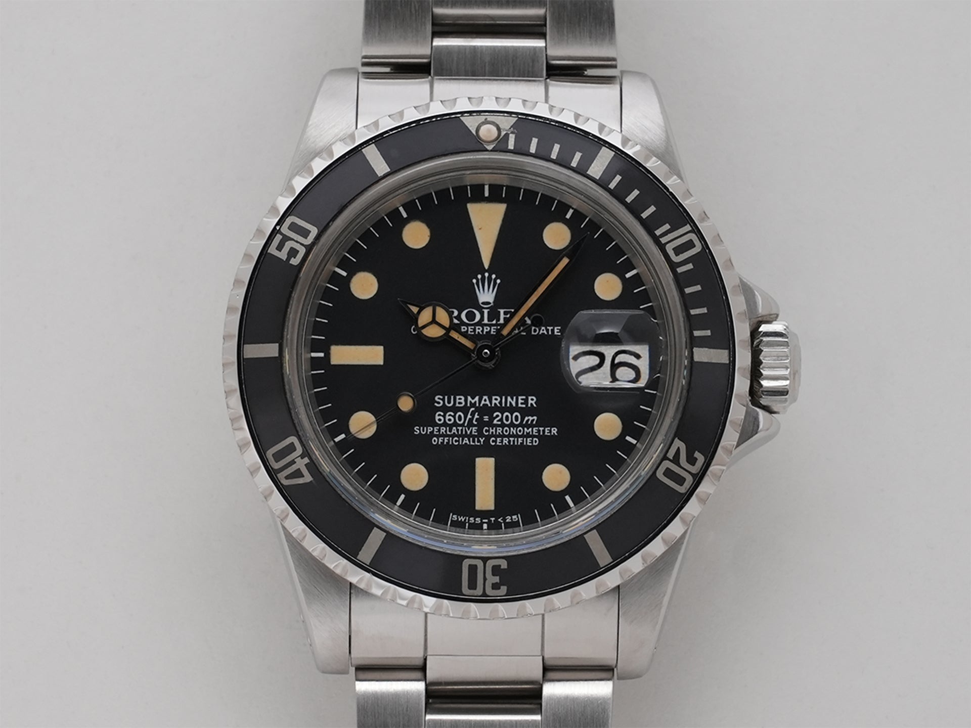 ロレックス サブマリーナー デイト Ref.1680 ステンレススチール ブラック文字盤 中古 fxnui5pm